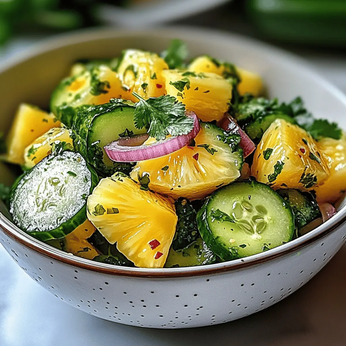 Delicious Pineapple Cucumber Salad to Refresh Your Day