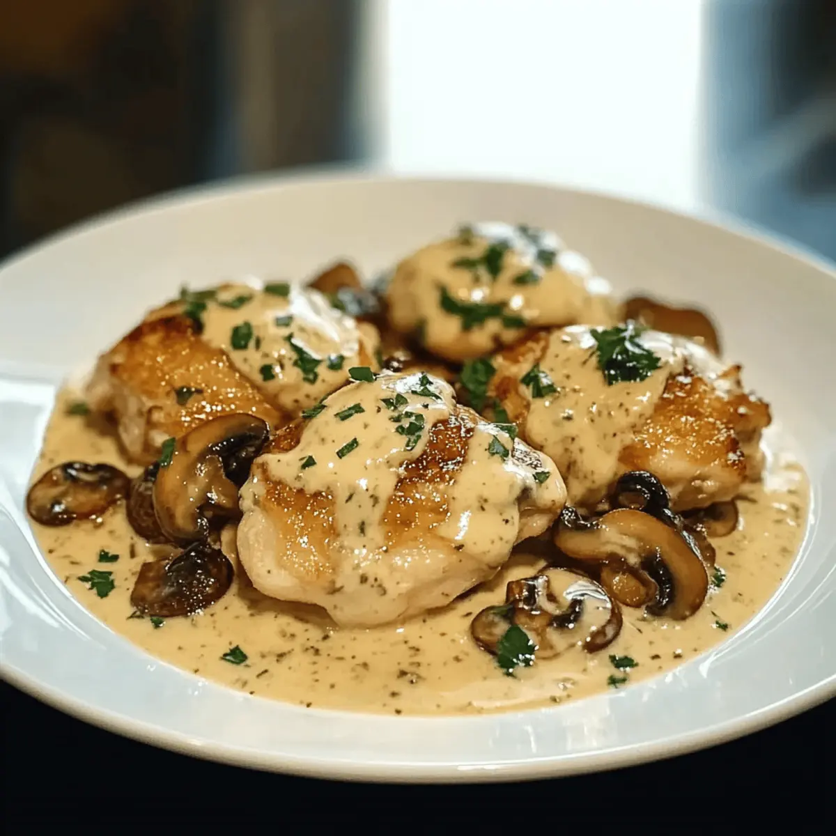 Creamy Garlic Mushroom Chicken: Comfort Food in Minutes
