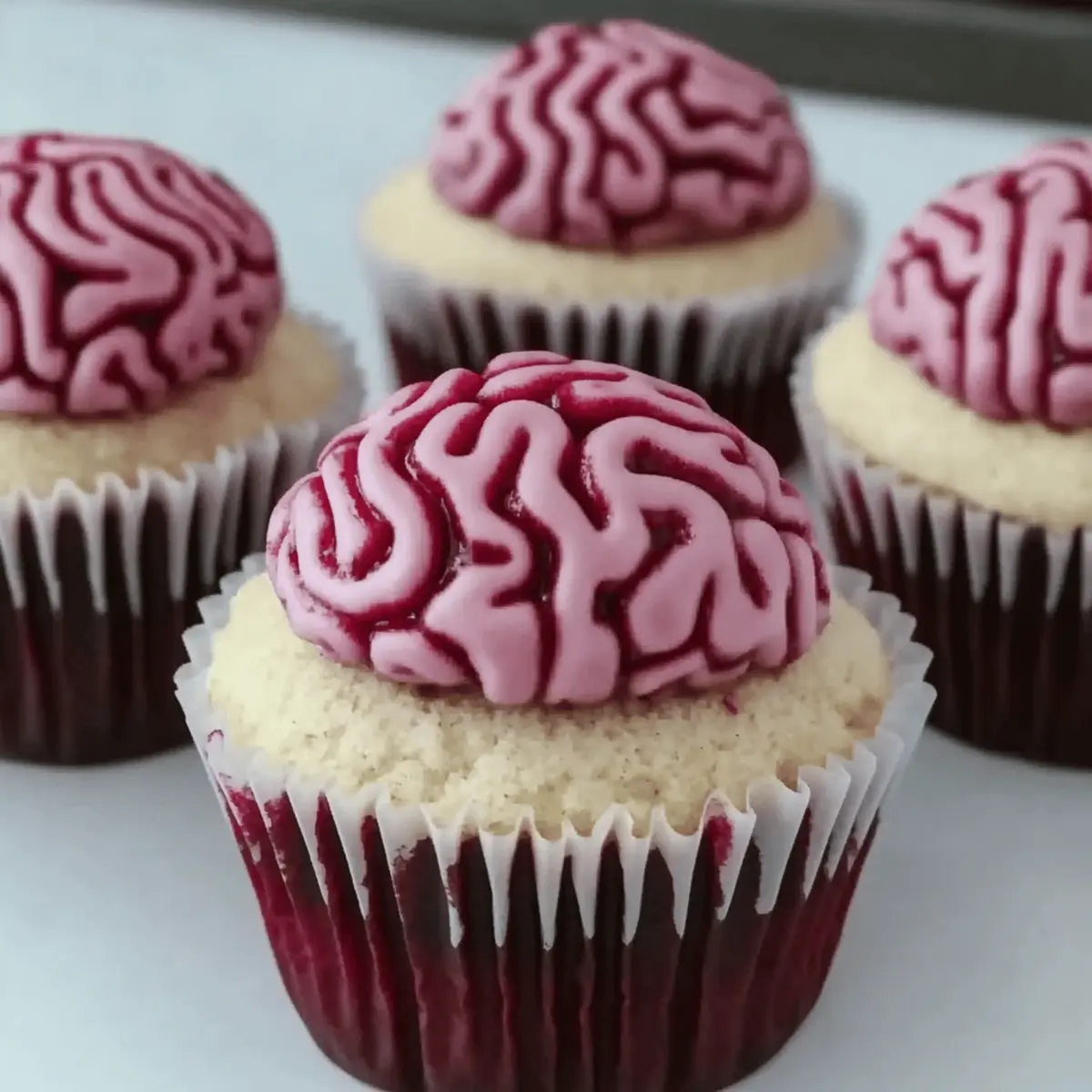 Zombie Brain Cupcakes: Spooktacularly Delicious Halloween Treats