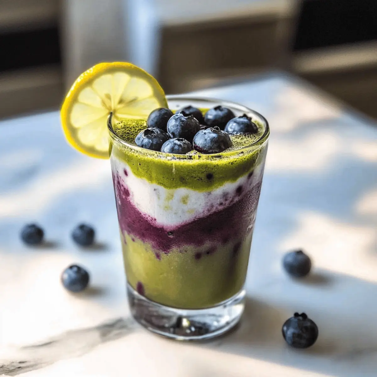 Blueberry Lemon Matcha Fizz: A Refreshing Healthy Delight