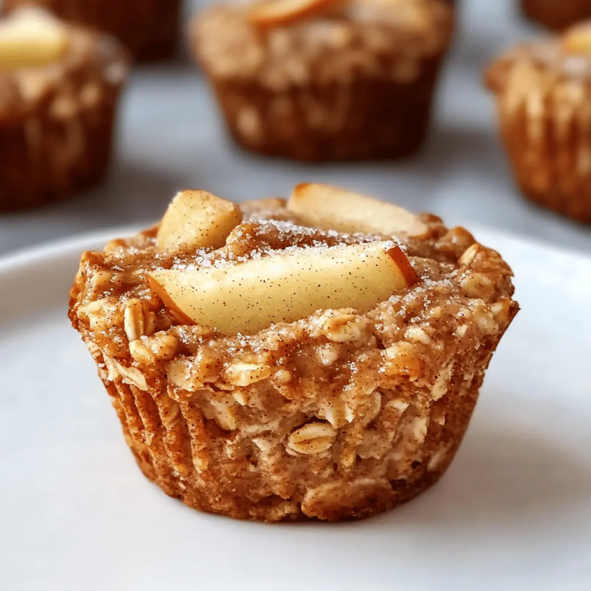 Baked Apple Cinnamon Oatmeal Cups for Cozy Mornings