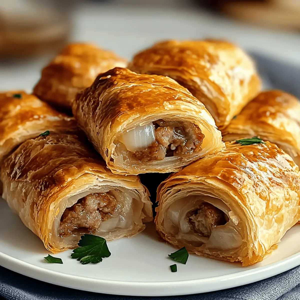 Savory French Onion Sausage Rolls: A Gourmet Snack Delight