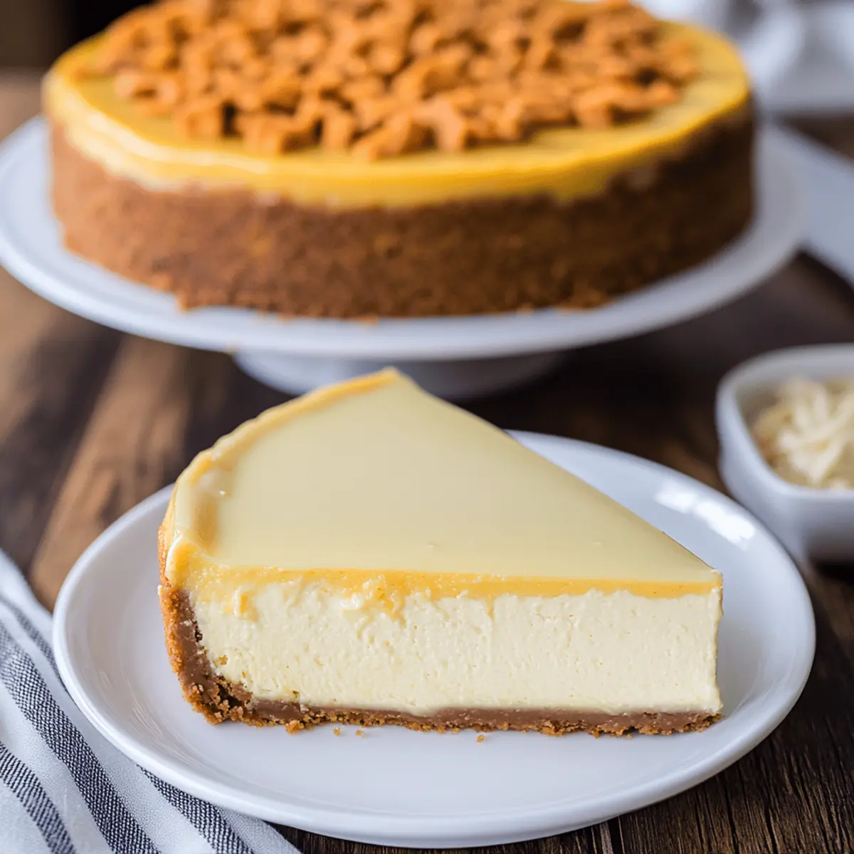 Creamy White Chocolate Pumpkin Cheesecake Bliss