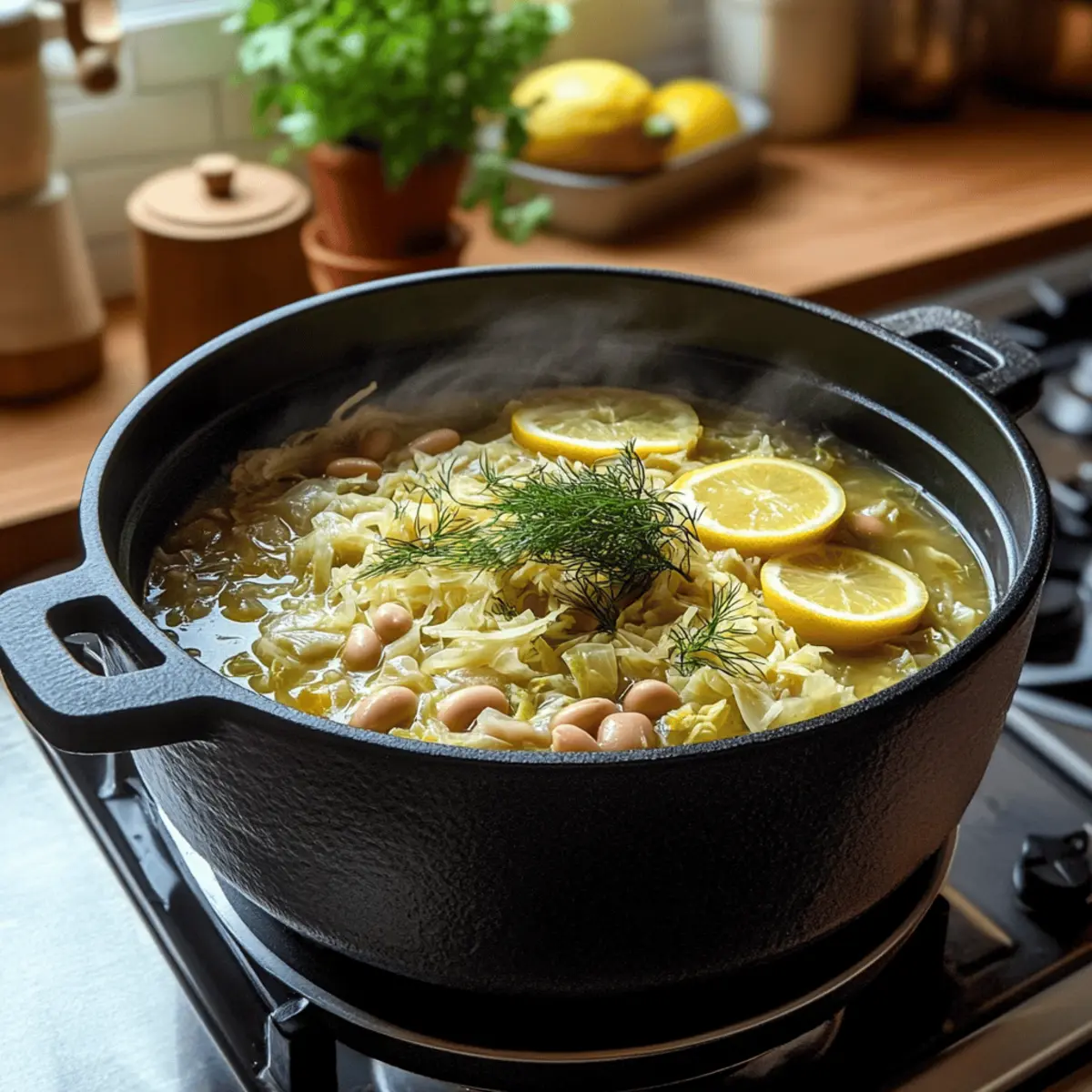 Delicious Lemon Dill Cabbage Soup for Cozy Comfort Days