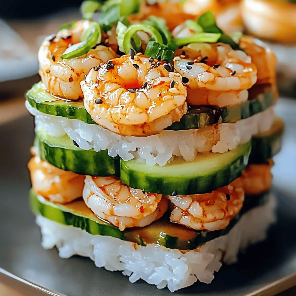 Spicy Shrimp Sushi Stacks: Elevate Your Dinner Game Tonight