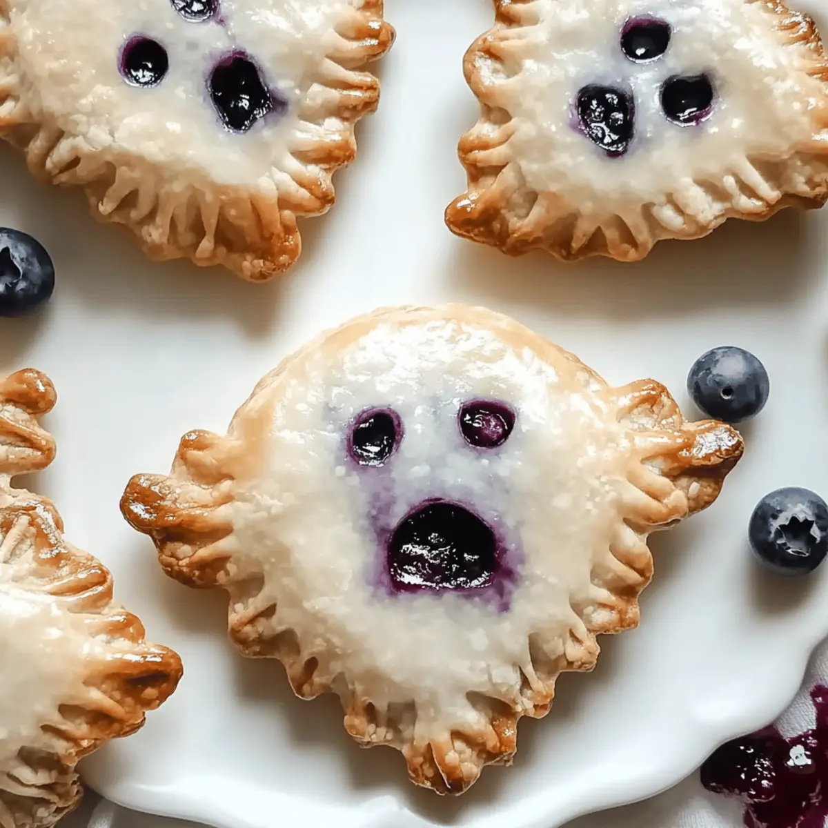 Vegan Blueberry Ghost Hand Pies for a Spooky Delicious Treat