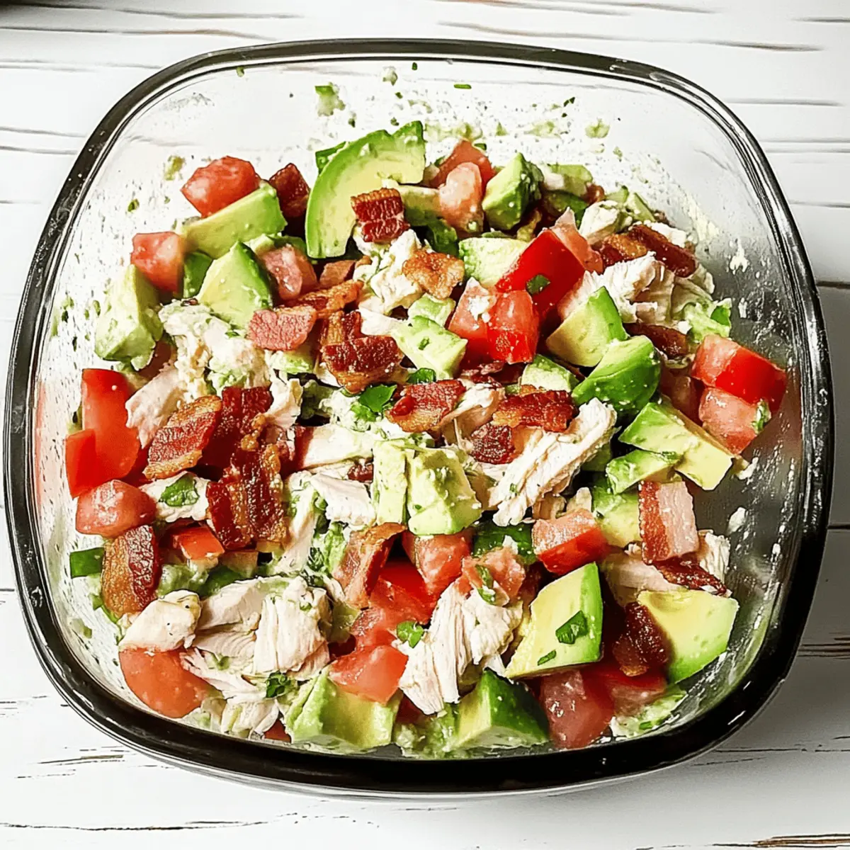 Delicious BLT Chicken Salad for Healthy Meal Prep Magic