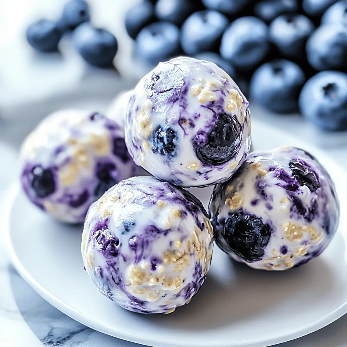 Blueberry Cheesecake Protein Bites for Guilt-Free Snacking