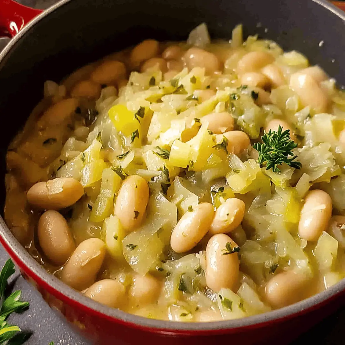 Creamy Butter Beans with Leeks for Cozy Comfort Food Bliss