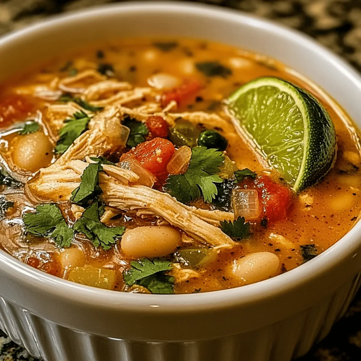 Creamy Cajun White Chicken Chili to Warm Your Heart