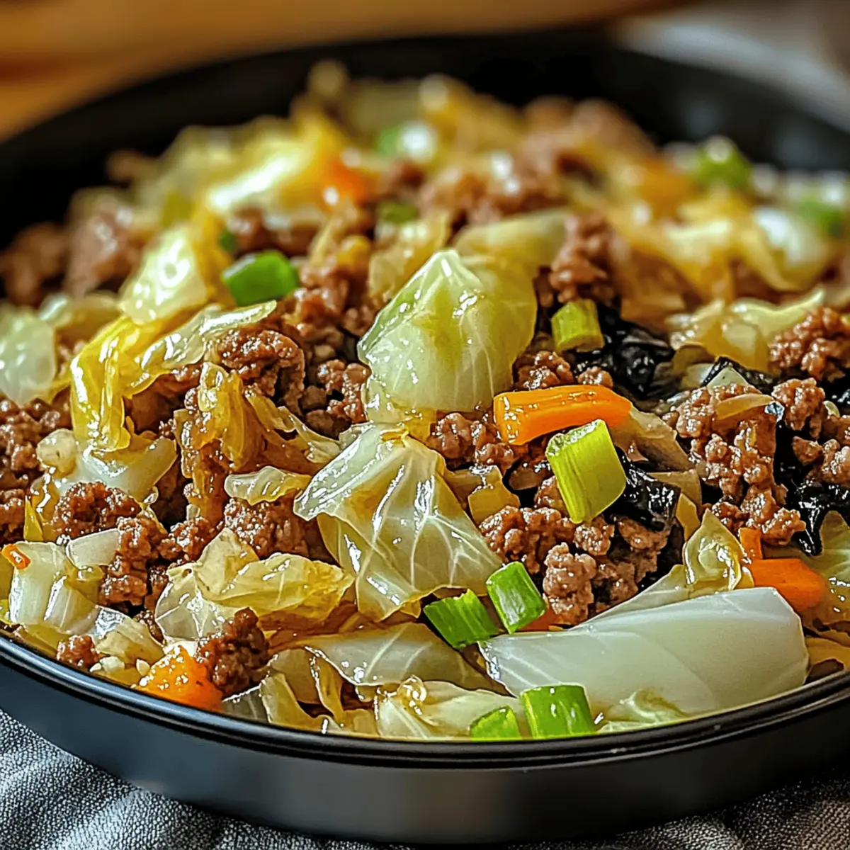 Savor Chinese Ground Beef and Cabbage in 25 Minutes