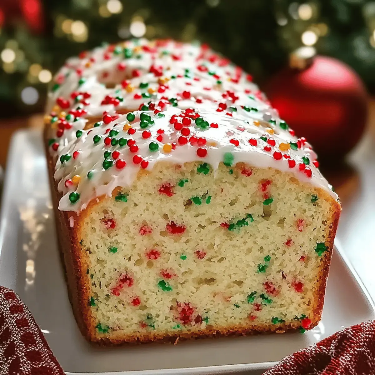 Festive Christmas Sprinkle Buttermilk Bread for Holiday Joy
