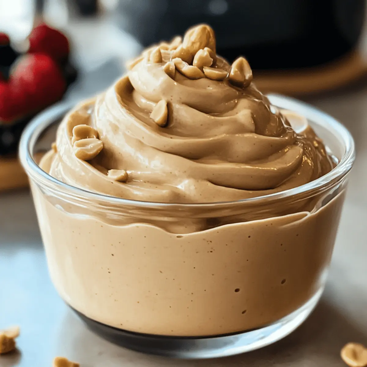 Creamy Cottage Cheese Peanut Butter Mousse: Guilt-Free Bliss