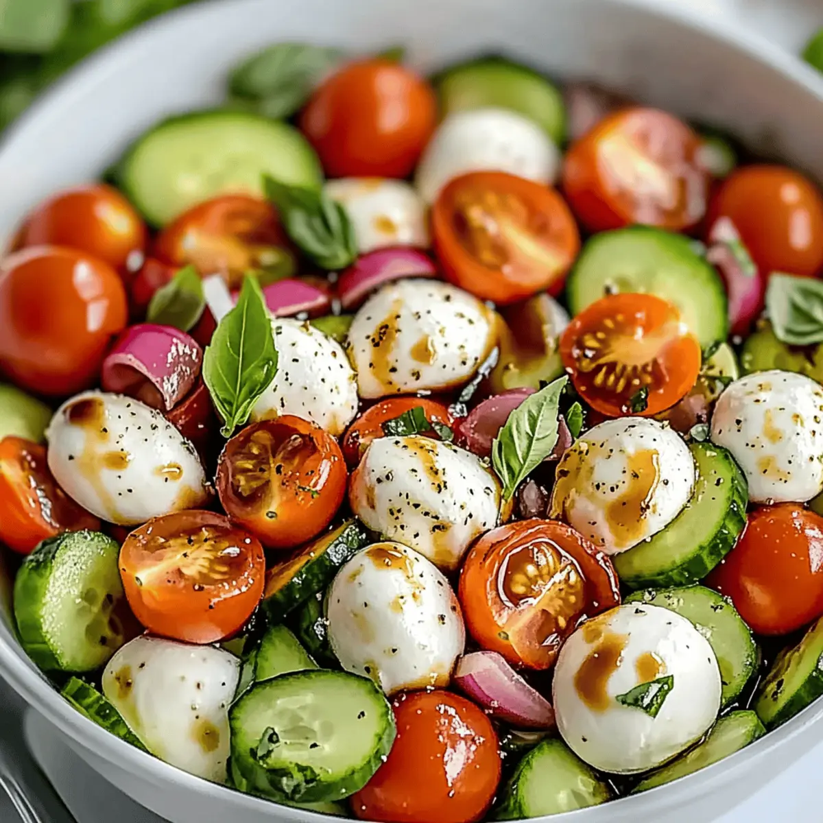 Zesty Cucumber Caprese Salad: A Summer Must-Try Delight
