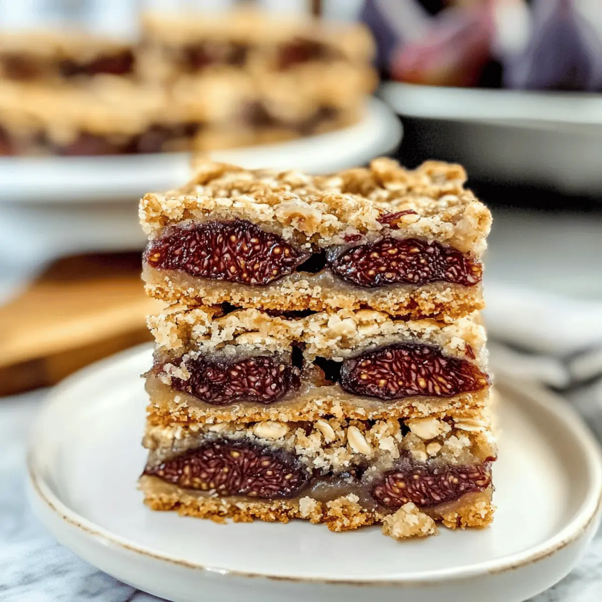 Irresistibly Chewy Fig Bars with Fresh Ingredients