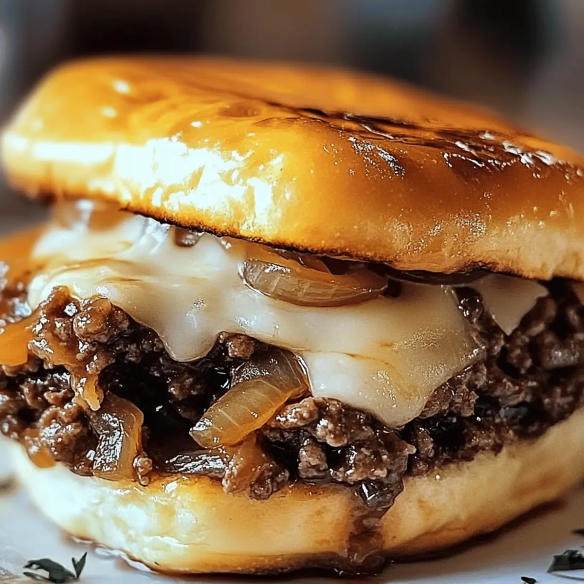French Onion Beef Sloppy Joes: Cozy Comfort at Its Best