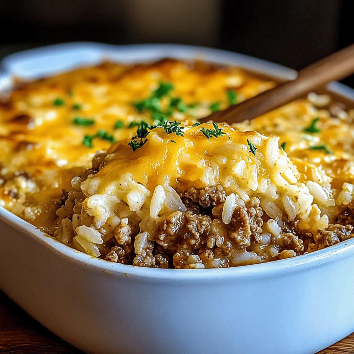 French Onion Ground Beef and Rice Casserole: Comfort in Every Bite