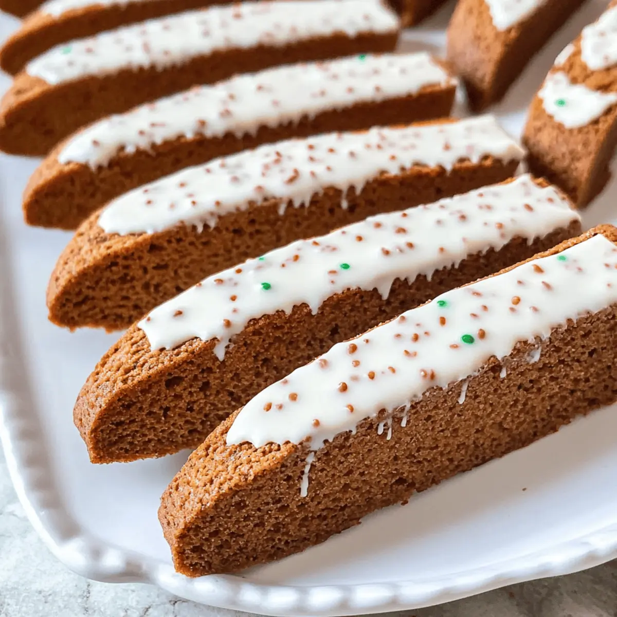 Crispy Gingerbread Biscotti for a Cozy Holiday Treat