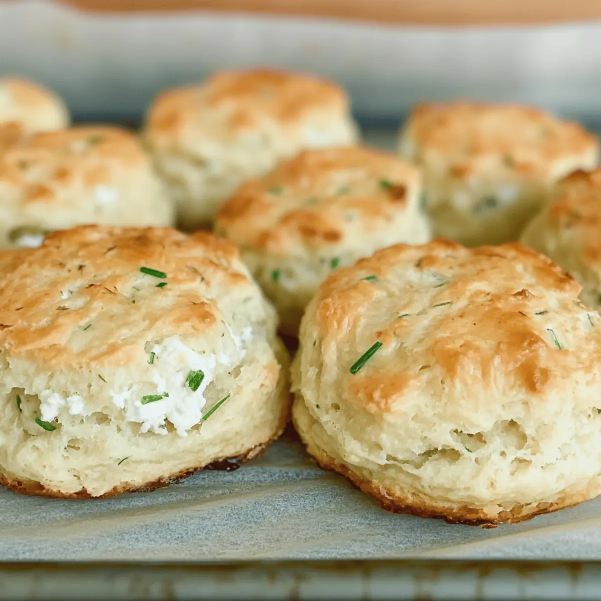 Flaky Goat Cheese and Chive Biscuits for Perfect Brunch Delights