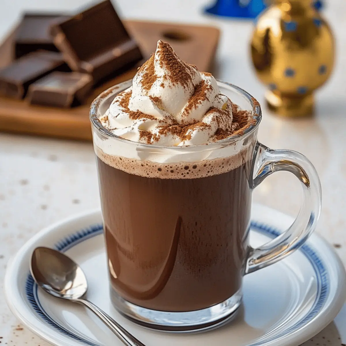 Thick and Creamy Hot Chocolate Like Disneyland’s Delight