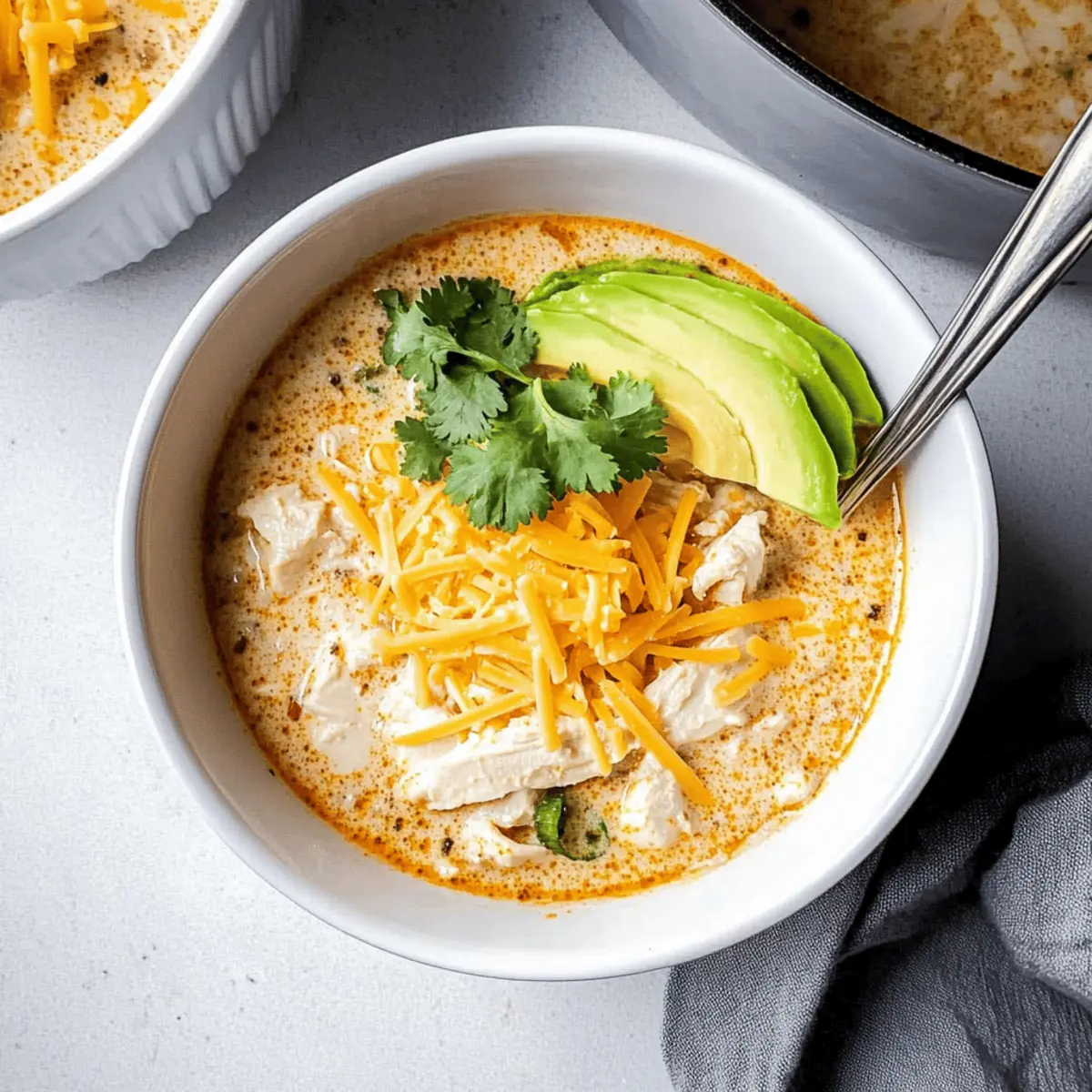 Creamy Keto White Chicken Chili That's Perfect for Cozy Nights