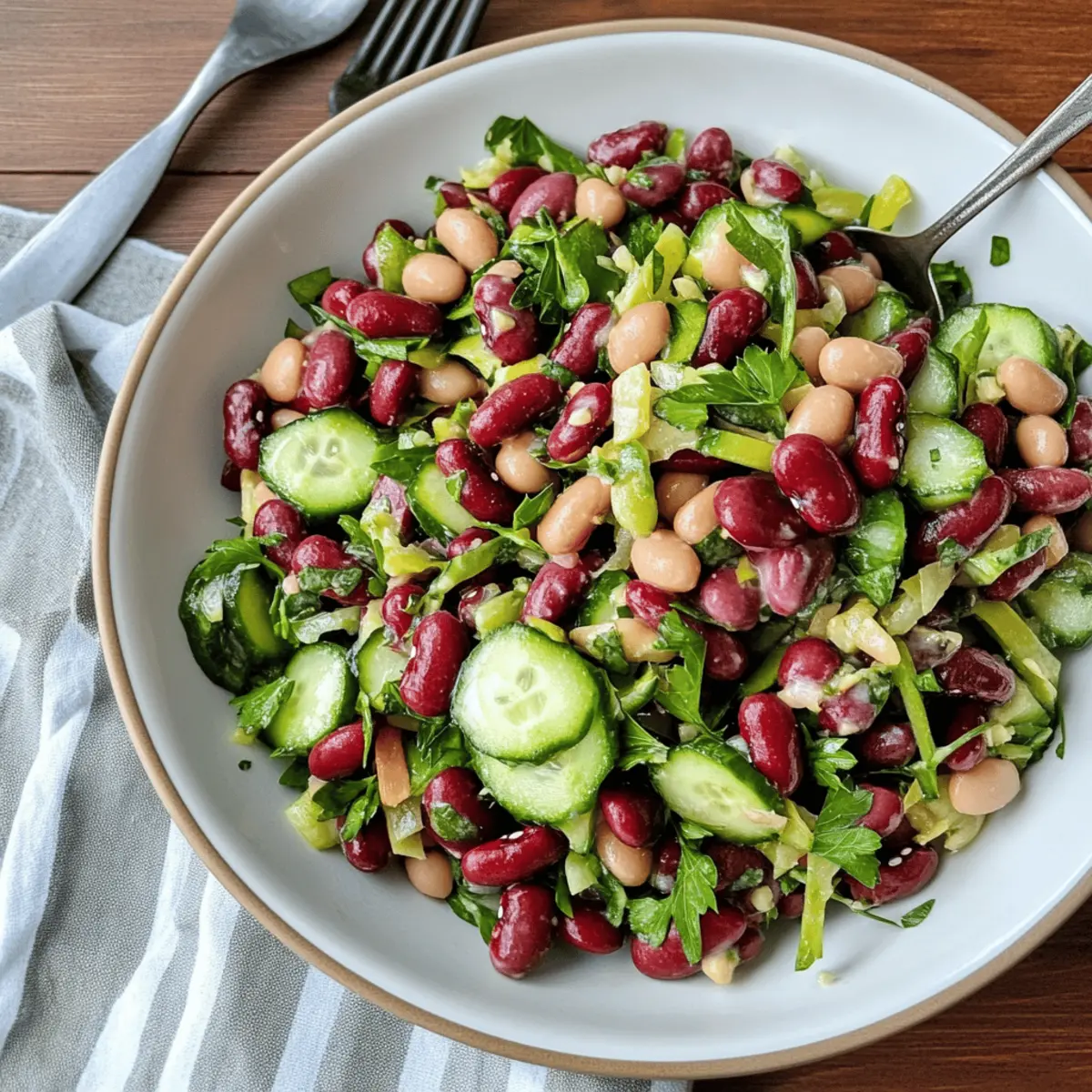 Zesty Kidney Bean Salad for a Wholesome, Quick Meal