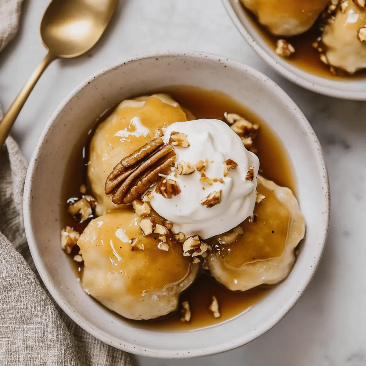 Delightful Maple Dumplings for Cozy Family Gatherings
