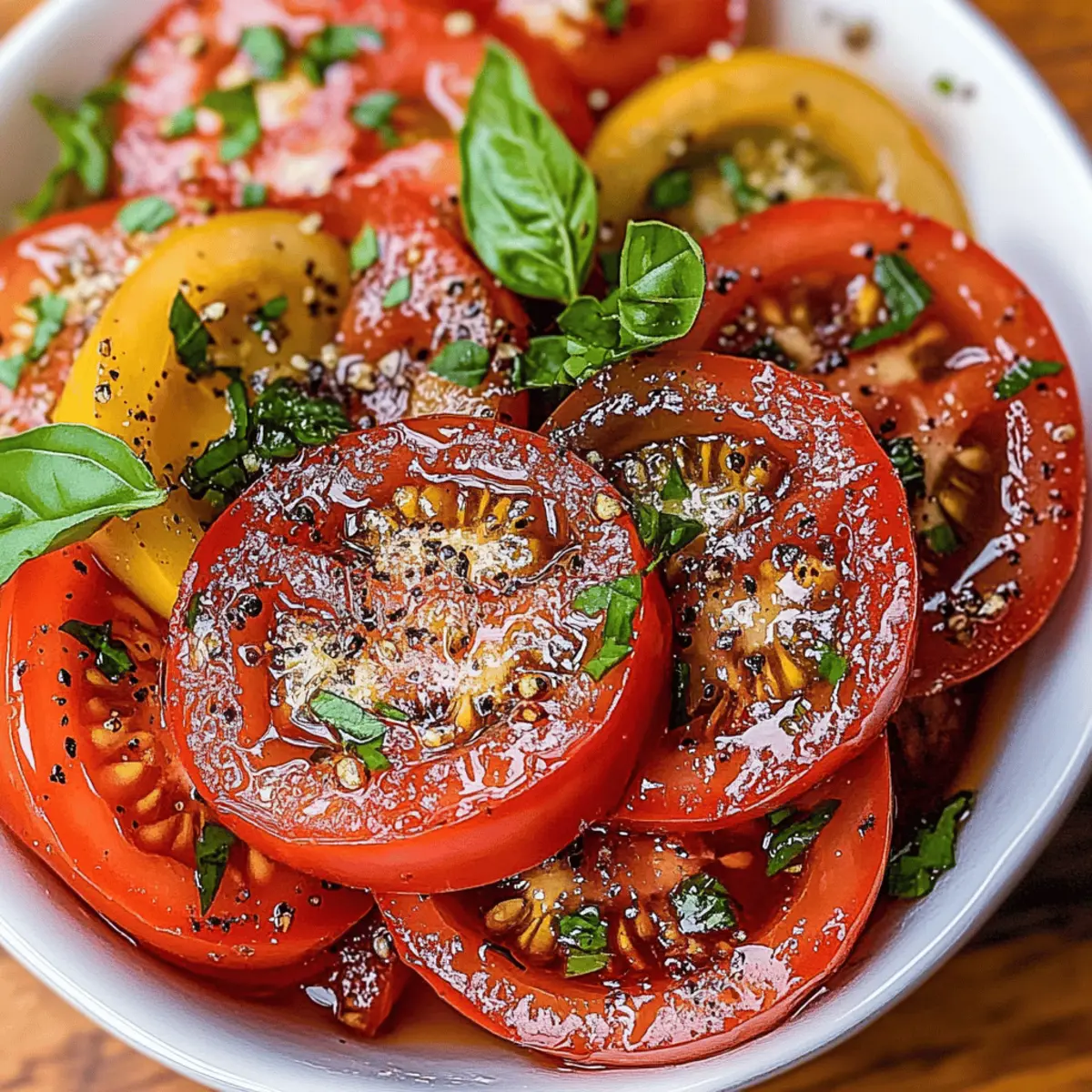 Zesty Marinated Tomatoes for a Fresh Summer Twist