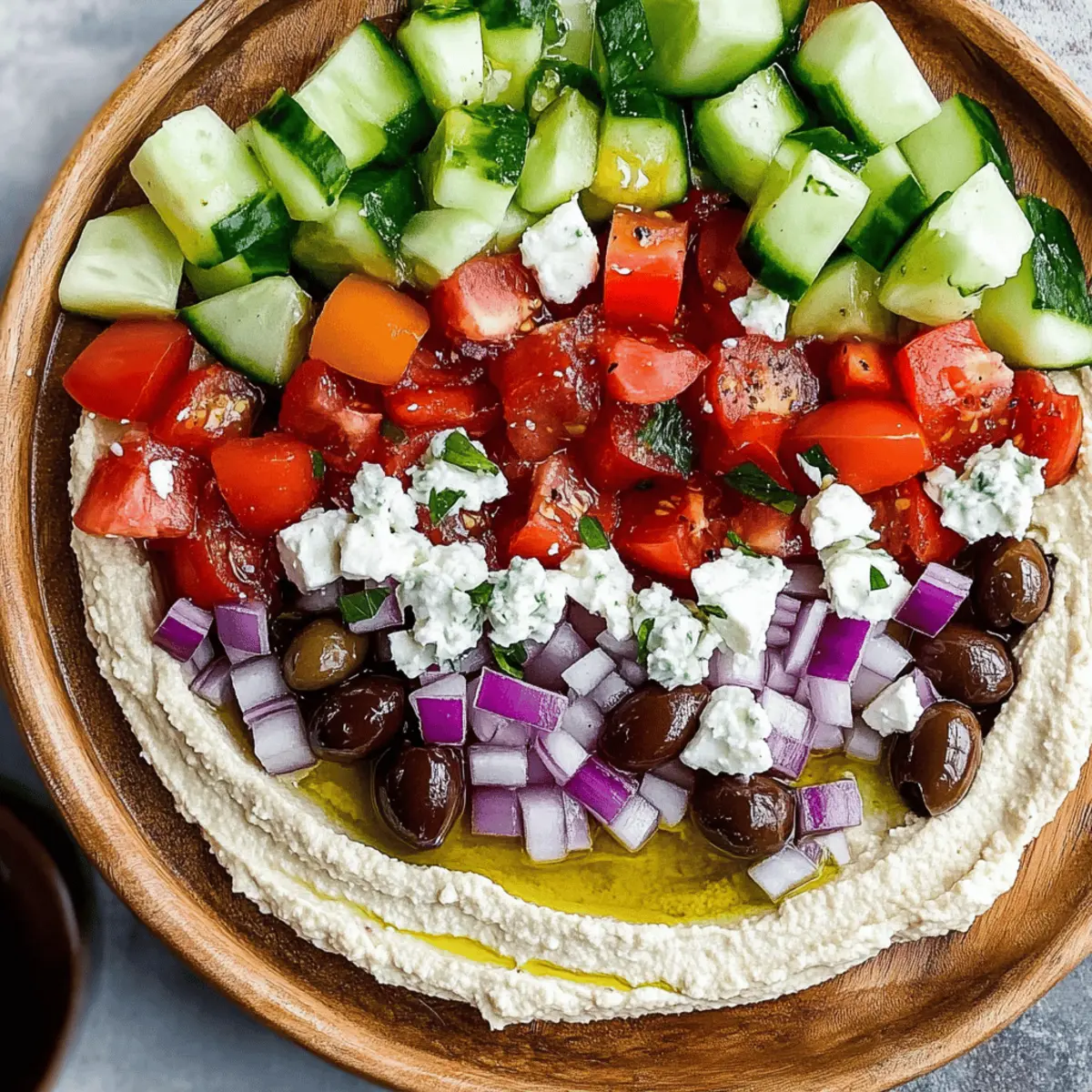 Delicious Mediterranean Hummus Dip Platter for Happy Snacking