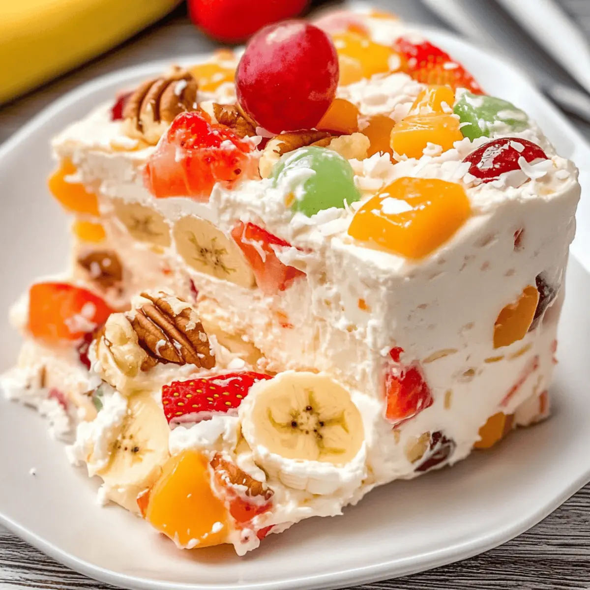 Nana’s Frozen Fruit Salad: A Cool, Creamy Summer Dream