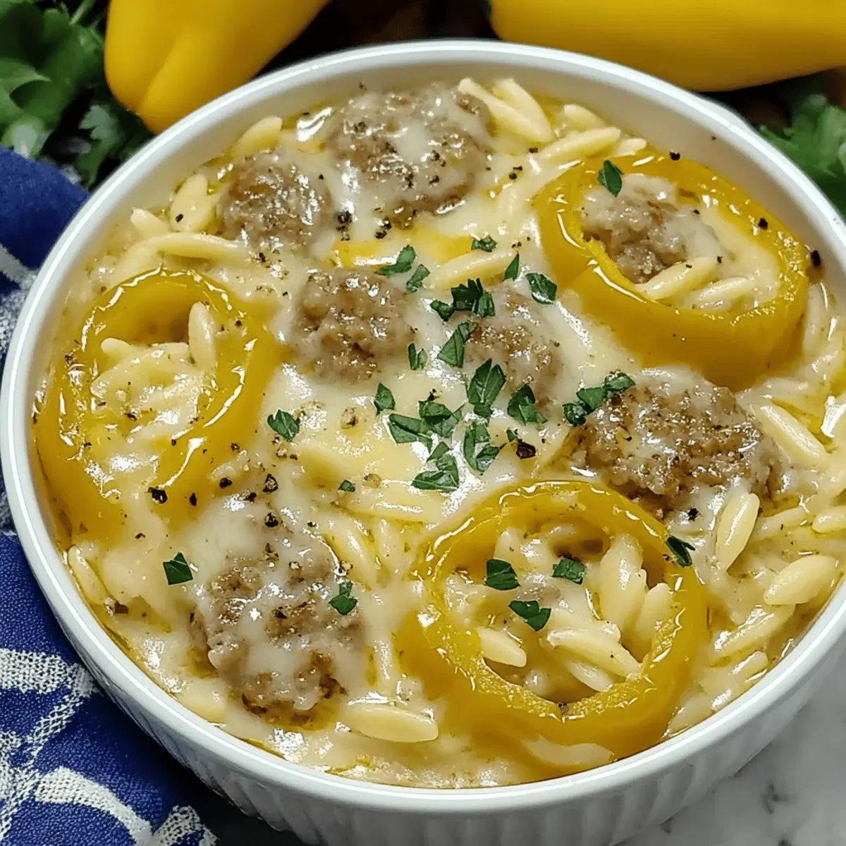 Orzo Stuffed Banana Peppers Soup: Your Cozy Dinner Solution