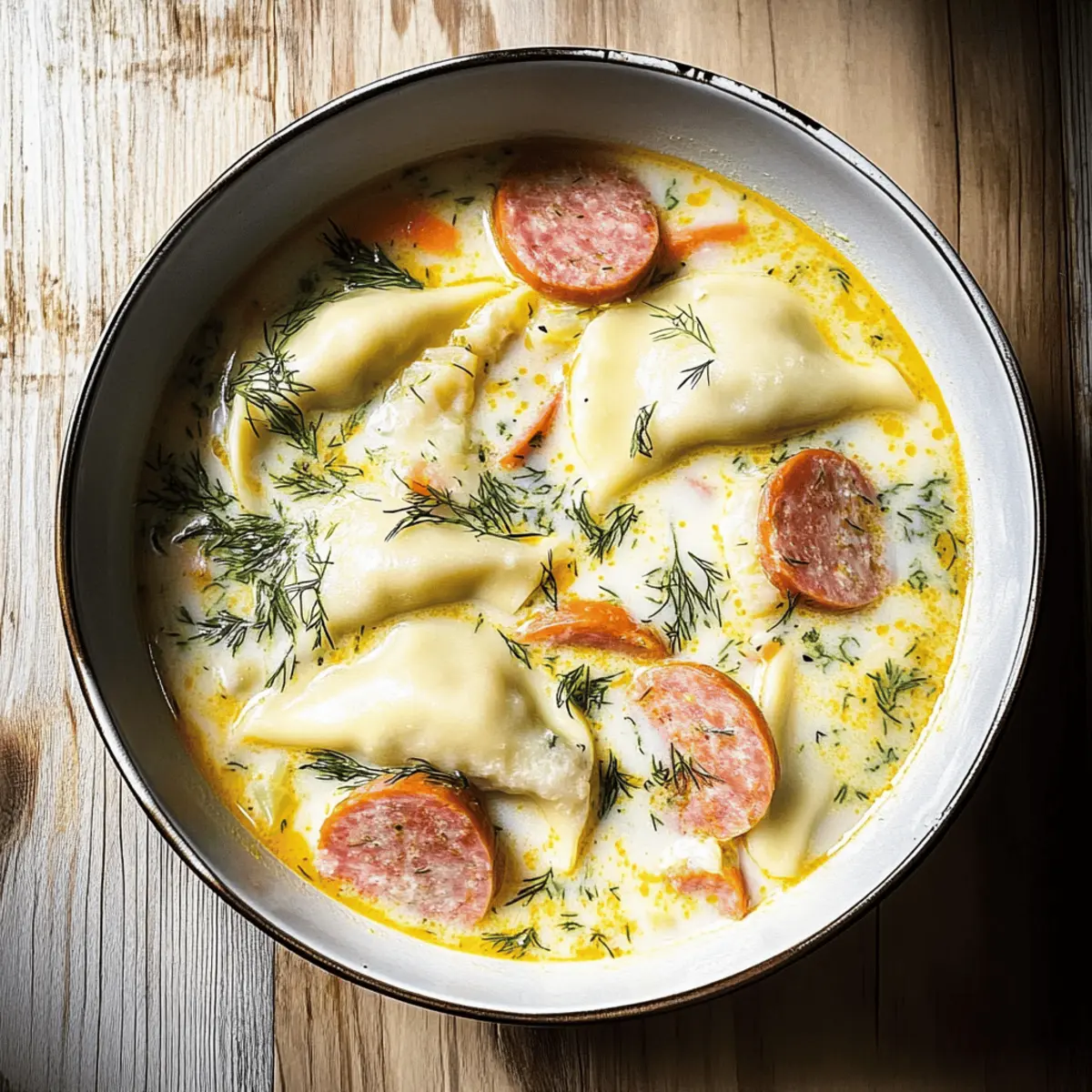 Creamy Pierogi Dill Soup for Cozy Comfort in 30 Minutes
