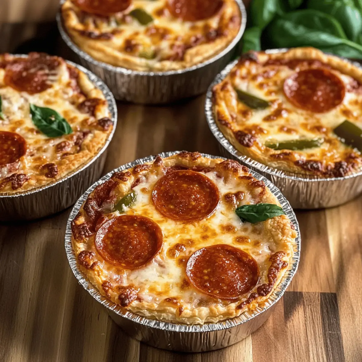 Pizza Pot Pies: Comforting Bites of Cheesy Goodness