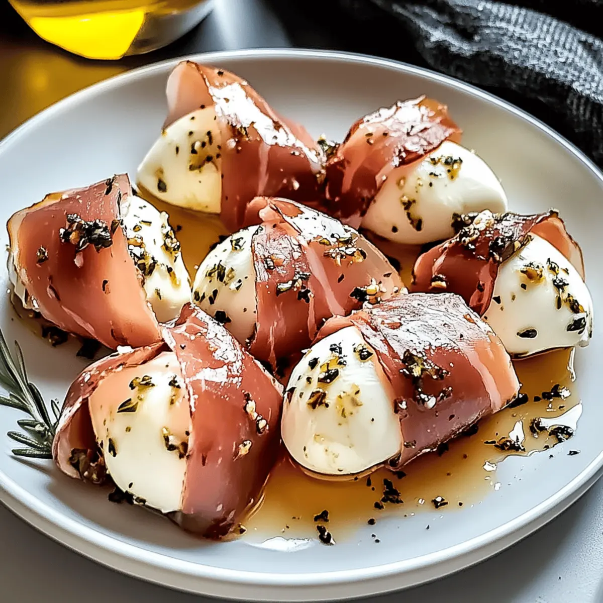 Delicious Prosciutto Wrapped Mozzarella Bites You’ll Love