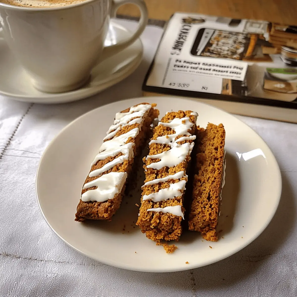 Pumpkin Spice Latte Biscotti: Your Cozy Fall Snack Delight