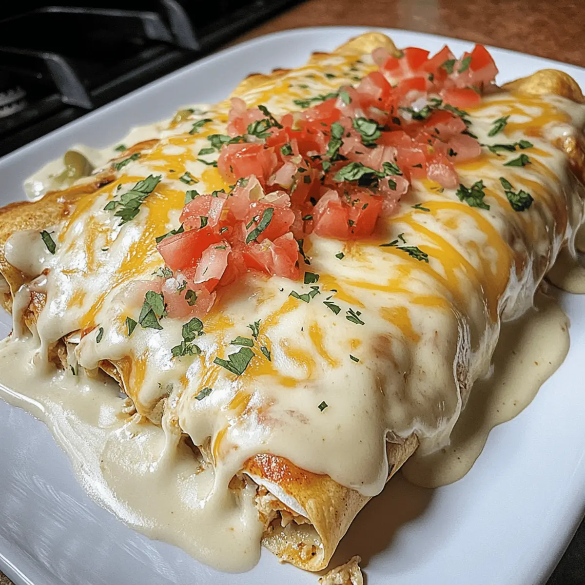 Melt-in-Your-Mouth Queso Chicken Enchiladas for Dinner Bliss