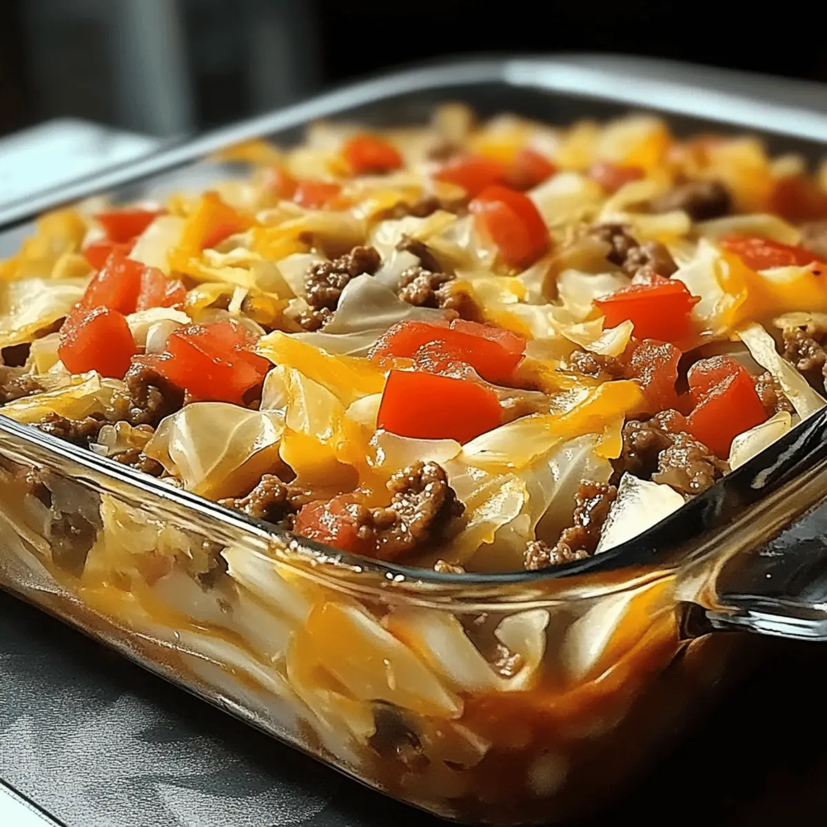 Savory Cabbage Beef Bake for Cozy Family Dinners