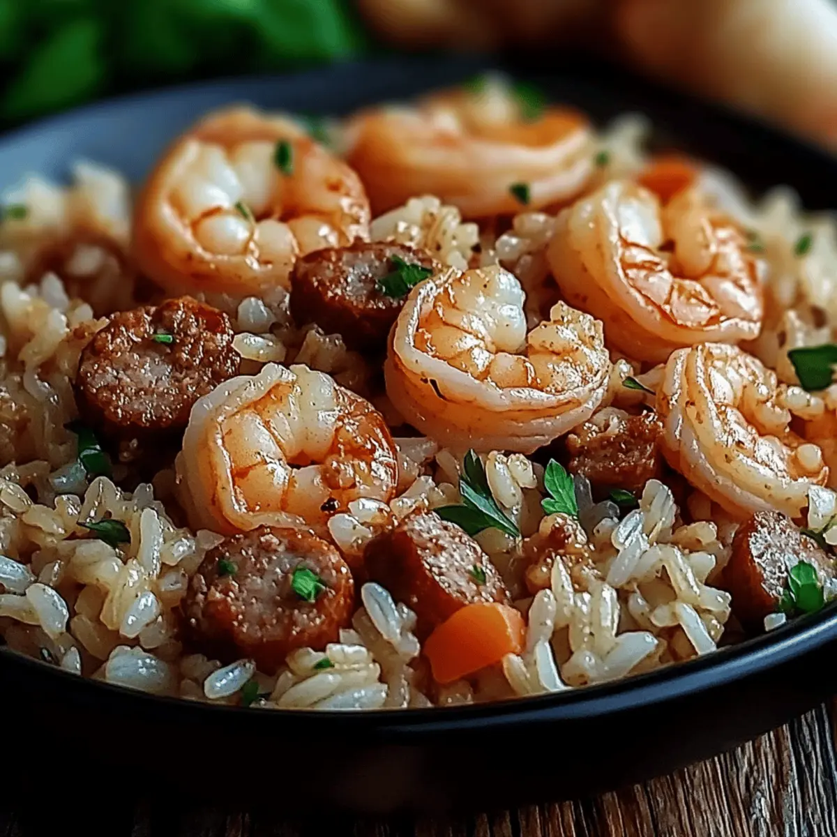 Savory Shrimp and Sausage Dirty Rice for Cozy Nights