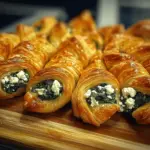 Spinach and Feta Puff Pastry Twists