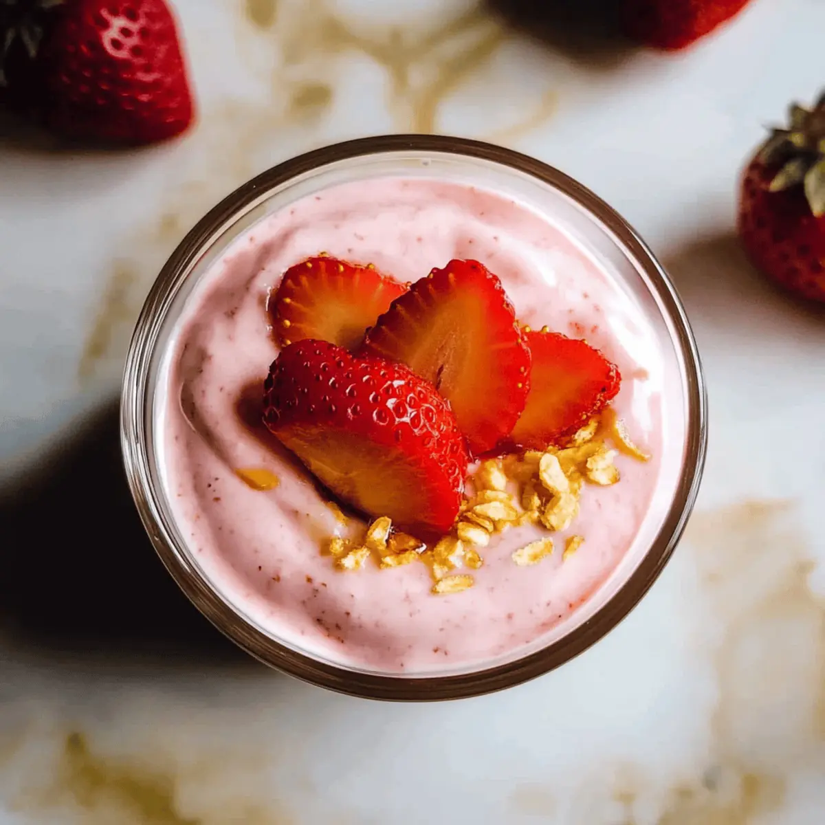 Divine Strawberry Cottage Cheese Mousse That's Guilt-Free