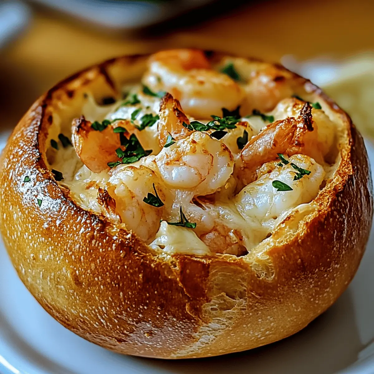 Creamy Stuffed Seafood Bread Bowl: A Satisfying Delight