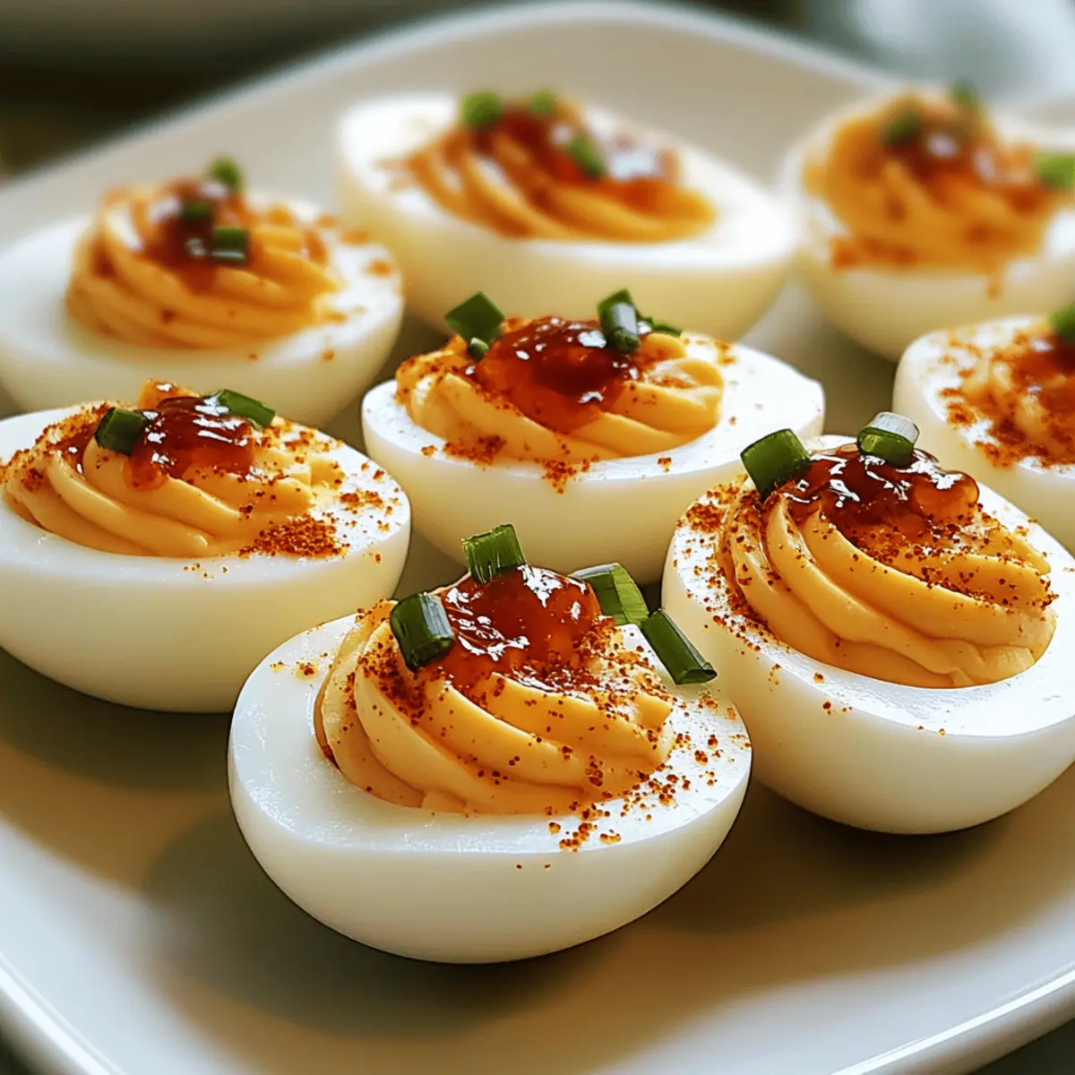 Sweet and Spicy Pepper Jelly Deviled Eggs You’ll Love