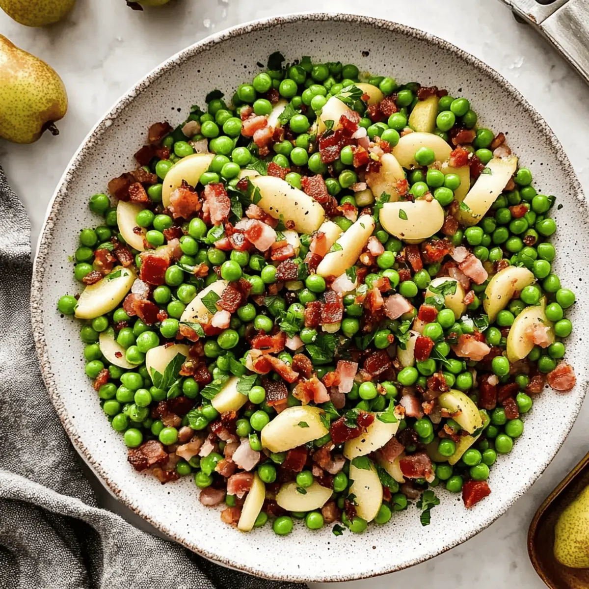 Thanksgiving Peas with Pancetta: A Savory Festive Delight