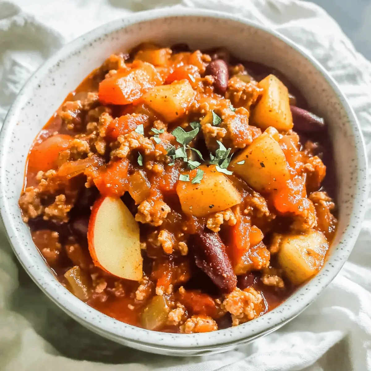 Hearty Turkey Apple Chili for Cozy Fall Nights