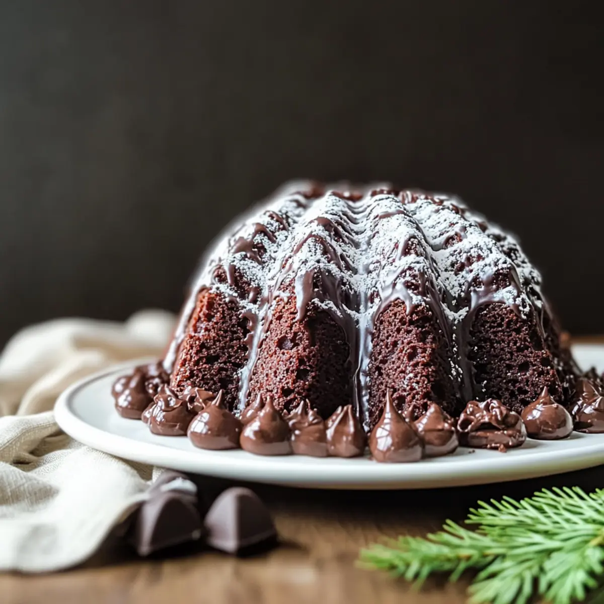 Baileys Hot Chocolate Bundt Cake - A Decadent Winter Treat