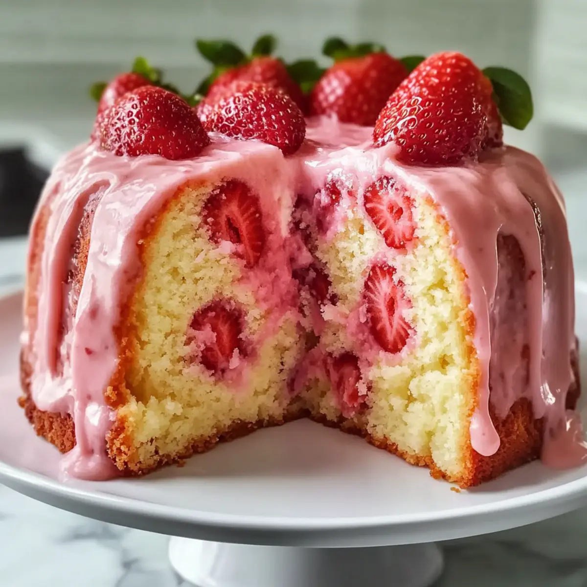 Strawberry Milkshake Pound Cake: Your New Favorite Dessert