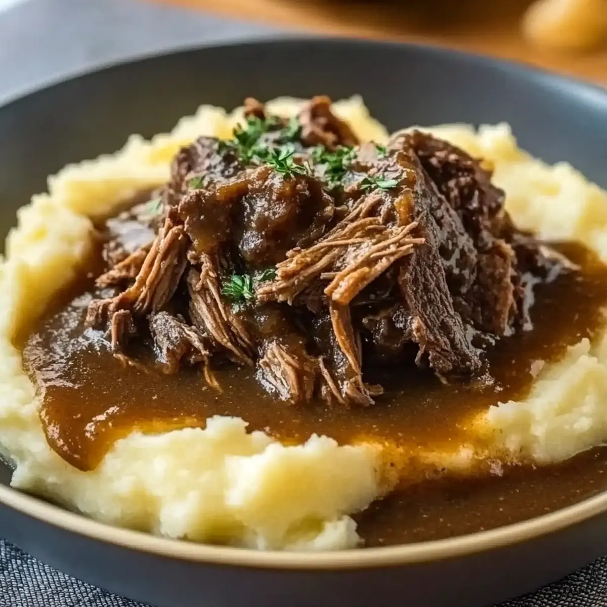 Savory Low Cooker Beef Manhattan for Cozy Family Meals