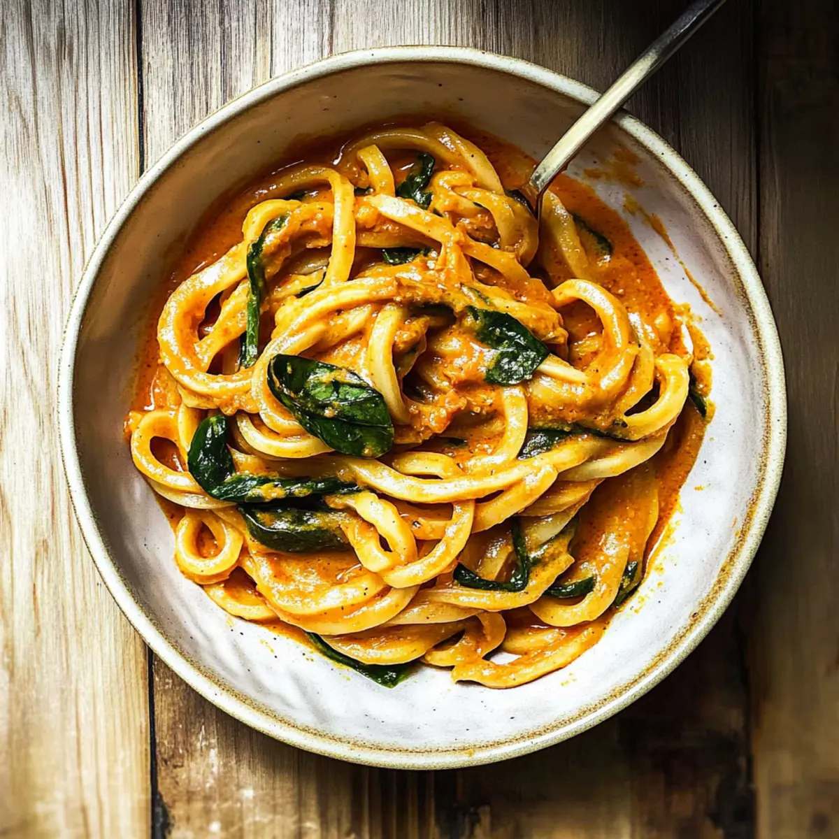 Creamy Thai Red Curry Udon Noodles in Just 20 Minutes