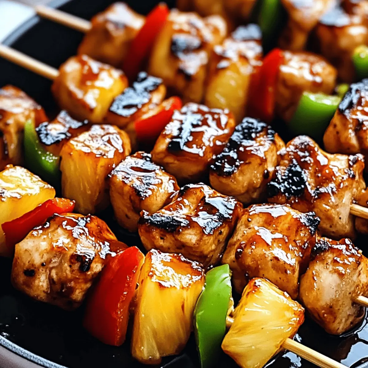Irresistible BBQ Pineapple Chicken Kabobs for Summer Feasting
