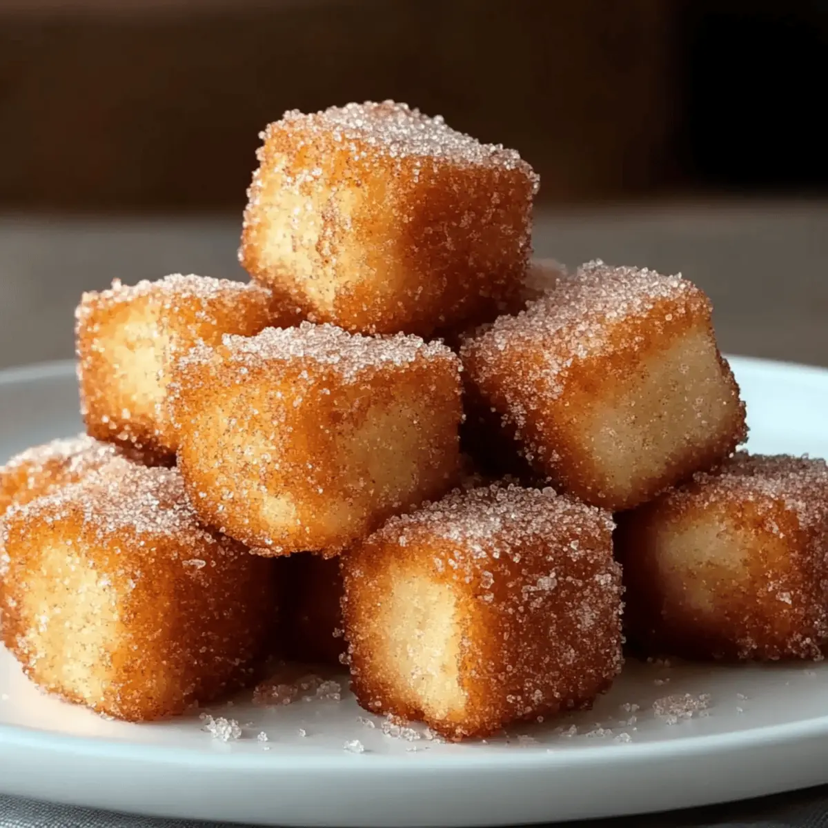 Crispy Angel Cake Churro Bites: Irresistibly Light Treats